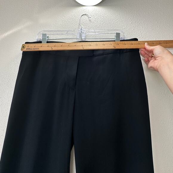 Tom Ford Black Viscose Blend Slight Flare Long Dress Pants 46 / 12 - Picture 11 of 13